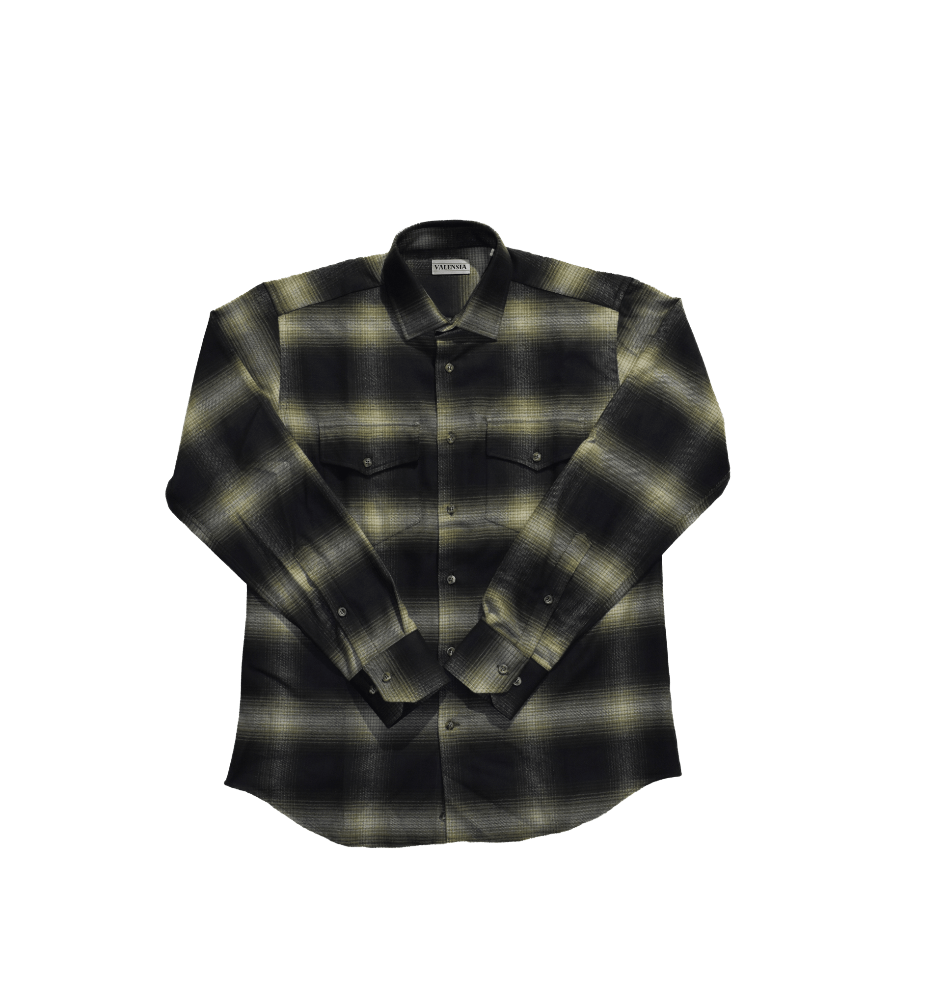 CAMICIA FLANELLA QUADRI SFOCATI - VALENSIA MODA