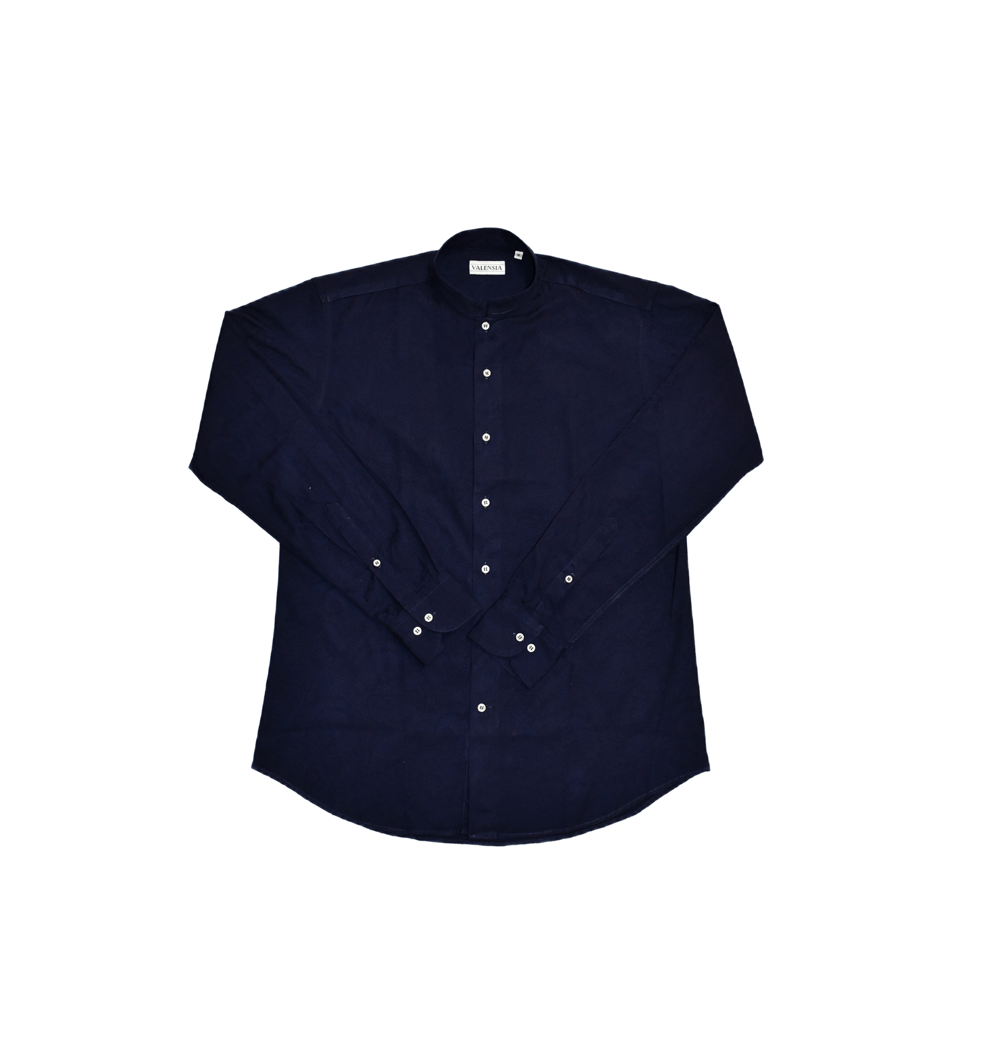 CAMICIA JACQUARD BLU - VALENSIA MODA