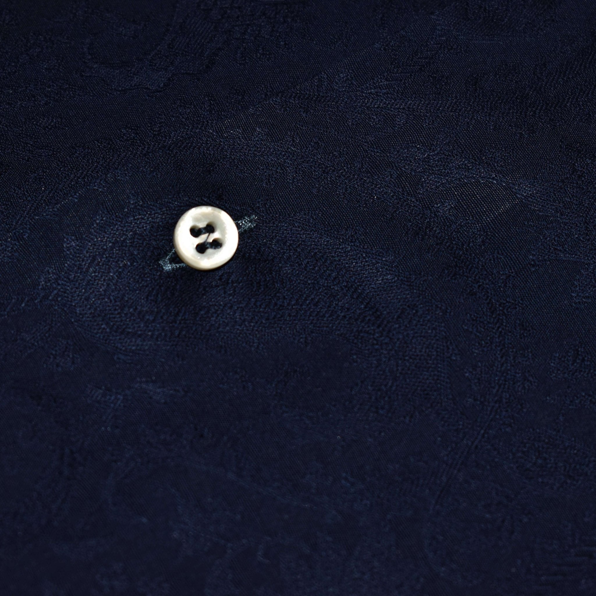 CAMICIA JACQUARD BLU - VALENSIA MODA