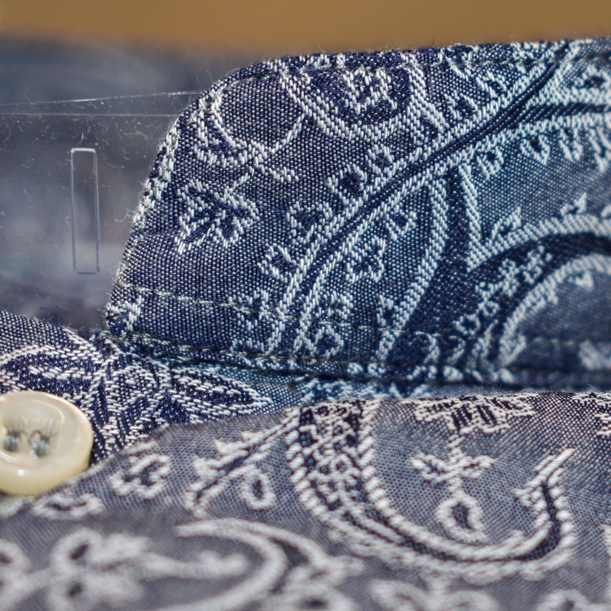 CAMICIA JACQUARD BLUE JEANS - VALENSIA MODA