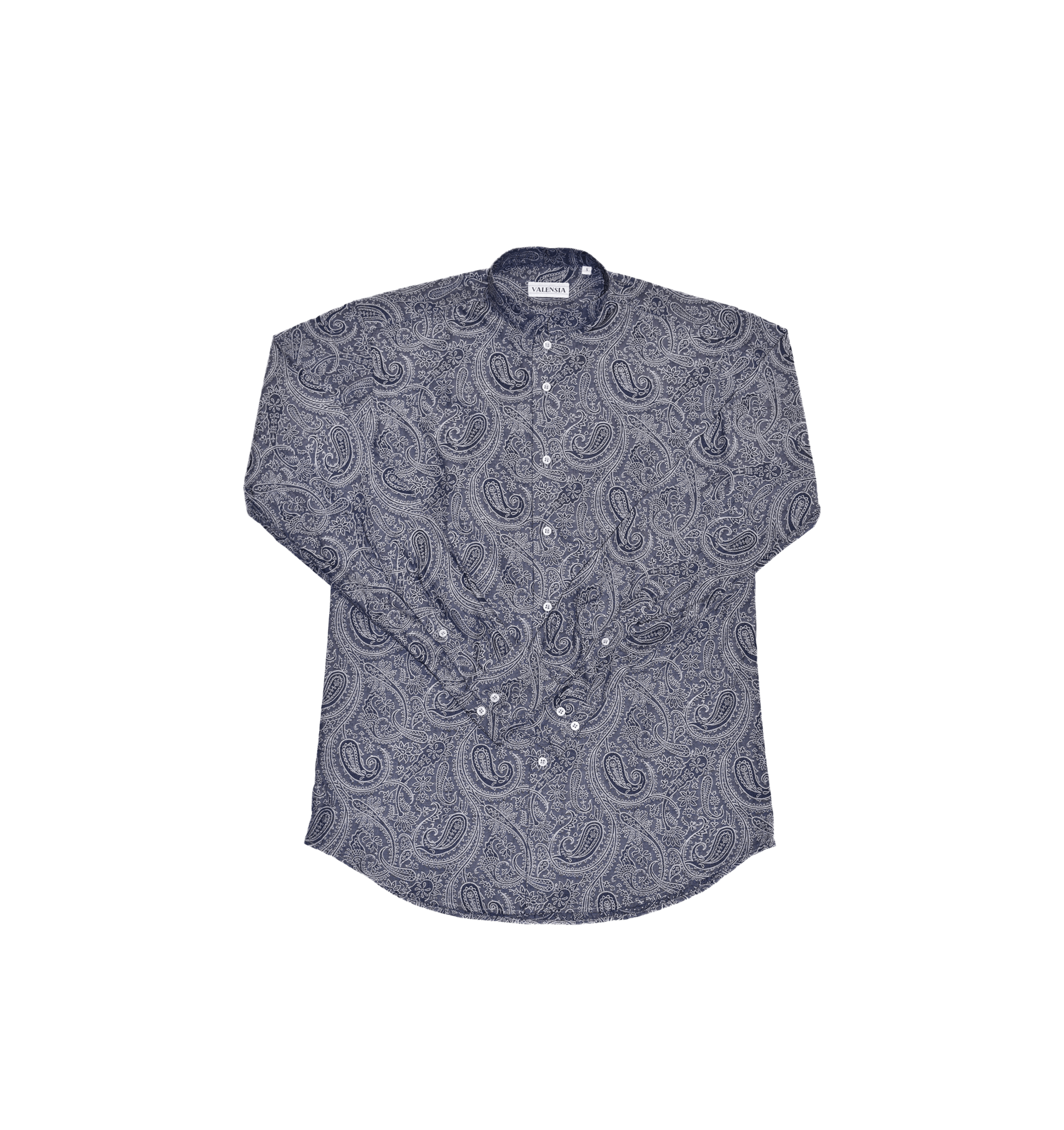 CAMICIA JACQUARD BLUE JEANS - VALENSIA MODA