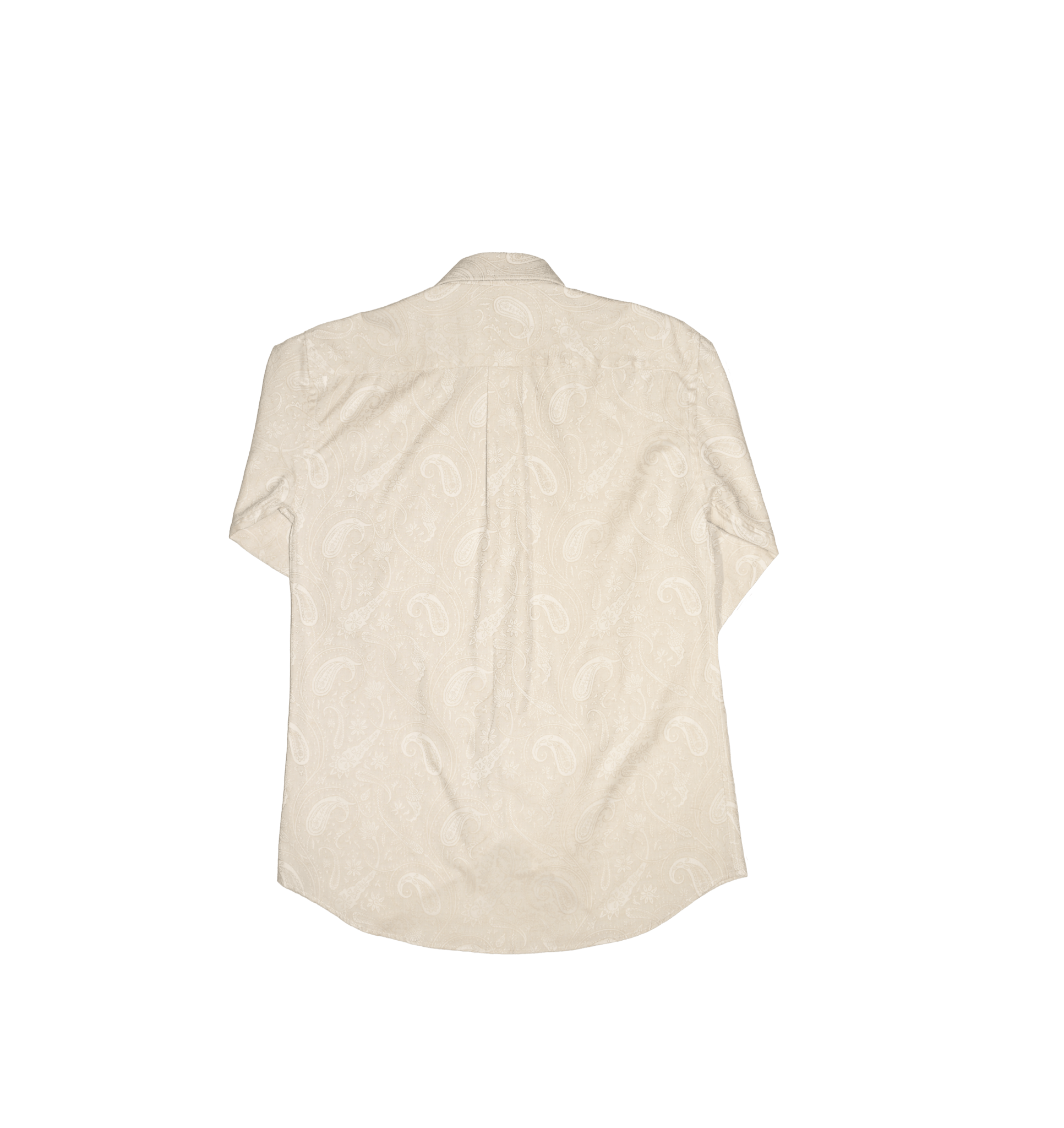 Camicia jacquard giapponese beige - VALENSIA