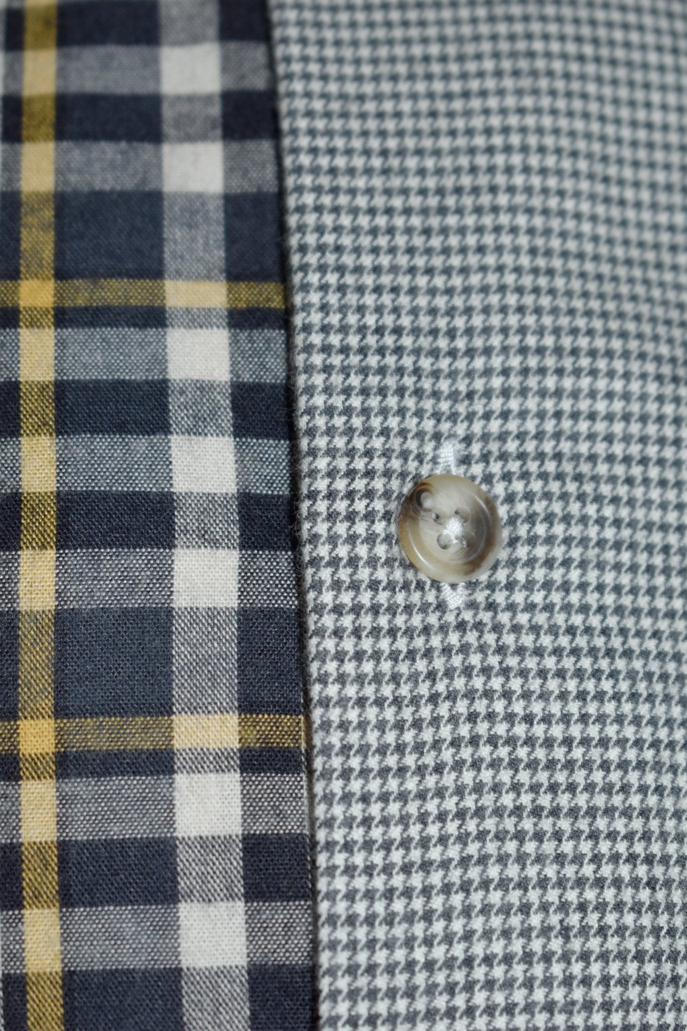 Camicia patchwork pied de poule - VALENSIA