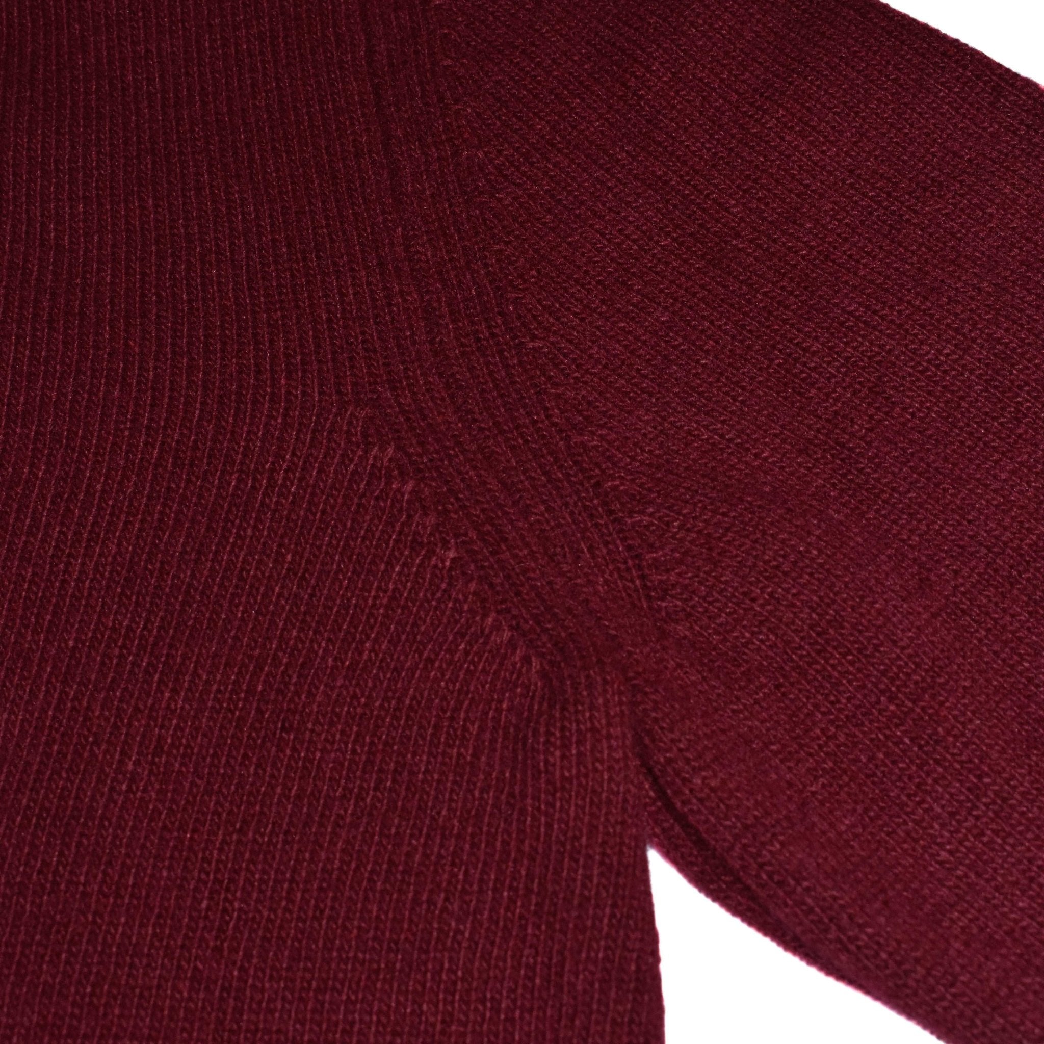 MAGLIONE GIROCOLLO BORDEAUX - VALENSIA MODA