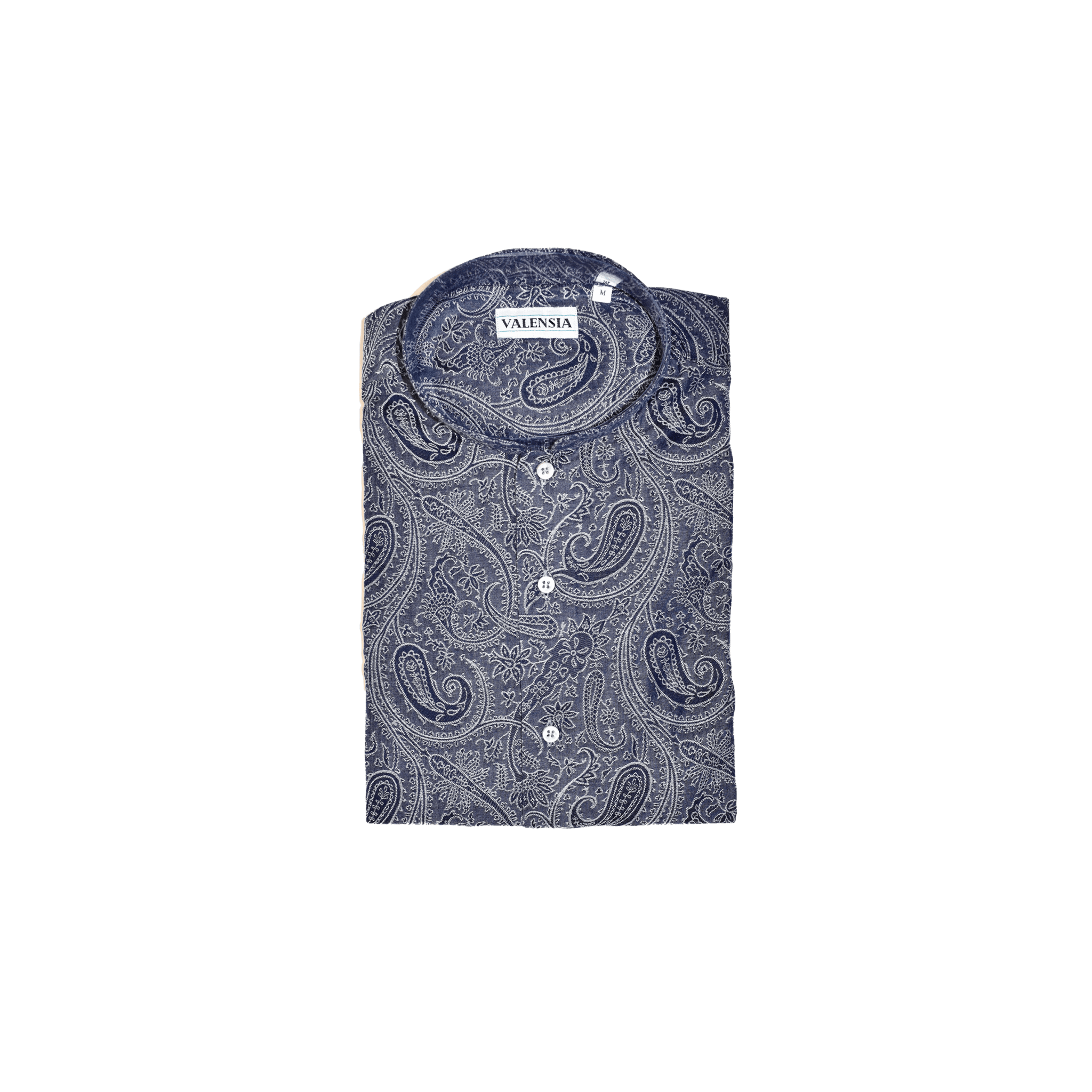 CAMICIA JACQUARD BLUE JEANS - VALENSIA MODA
