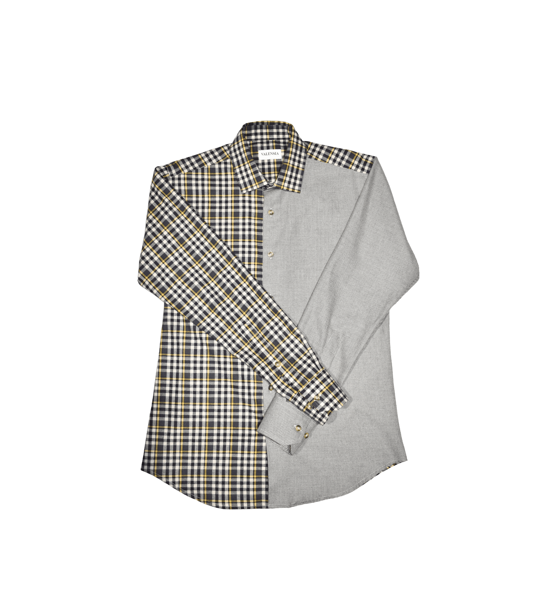 Camicia patchwork pied de poule - VALENSIA